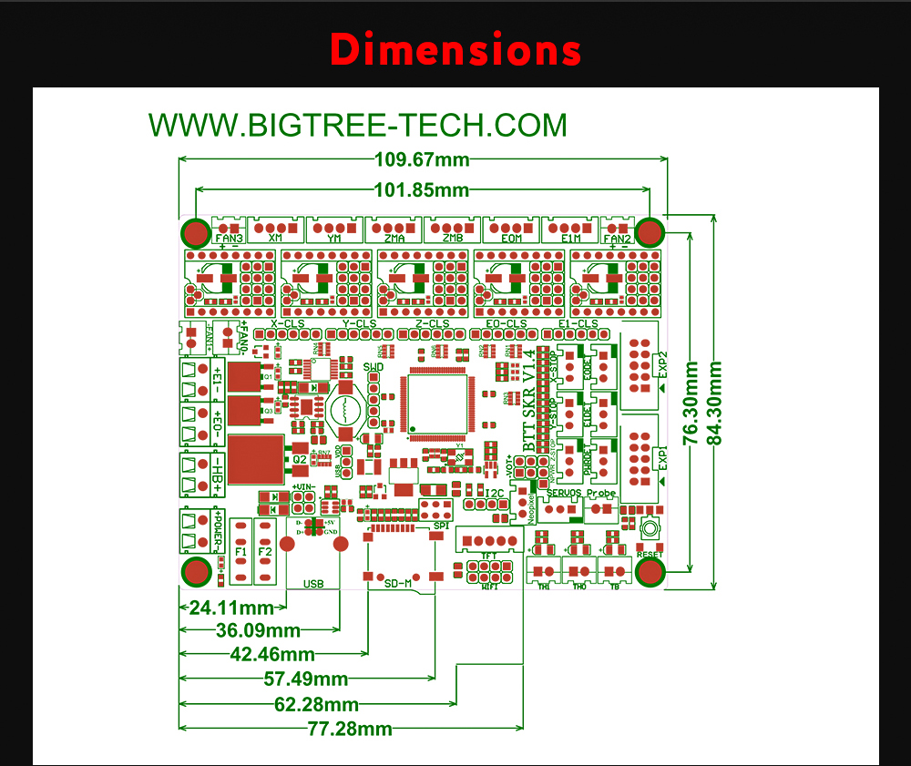 Bigtreetech SKR 1.4 Turbo SoluNOiD.dk